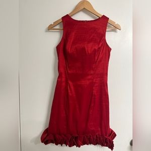 Jessica McClintock Red Dress Size 4P